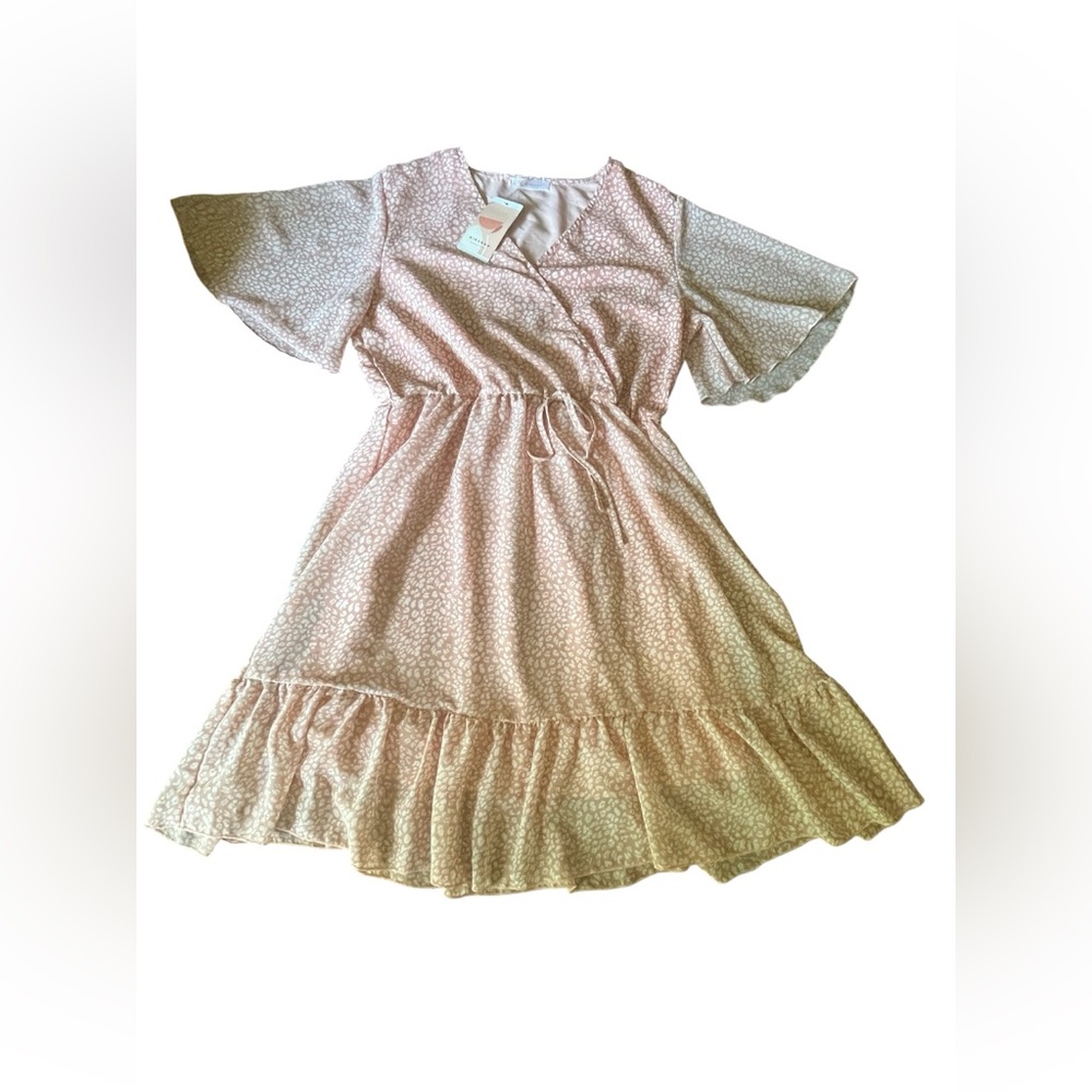 NWT Women’s Pink and White Kirundo Dress in Size Large - Picture 6 of 12